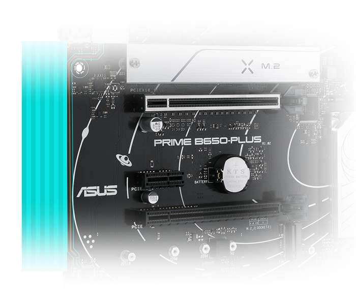 The PRIME B650-PLUS motherboard features Six-Layer PCB Design.